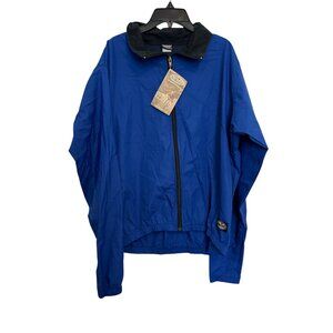 Mt Borah Jacket Medium Blue Whirlwind Fabric Vented Mesh Back USA Made